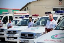 هلال‌احمر، اعزام ۳۶ تیم امدادی، مراسم تشییع شهید قائد امت، نجف، کربلا، ۵۰۰ پزشک، کولیوند، پوشش امدادی، خدمات درمانی، بیمارستان امام علی، عراق